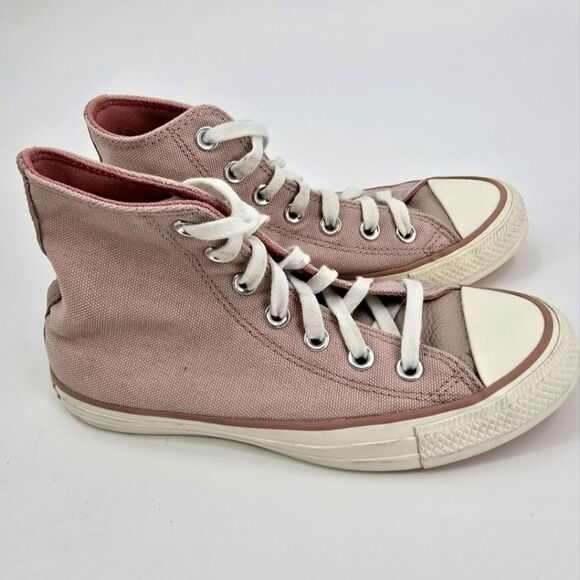 Coverse Pink High-Top Sneakers Size 5.5 - Picture 2 of 6